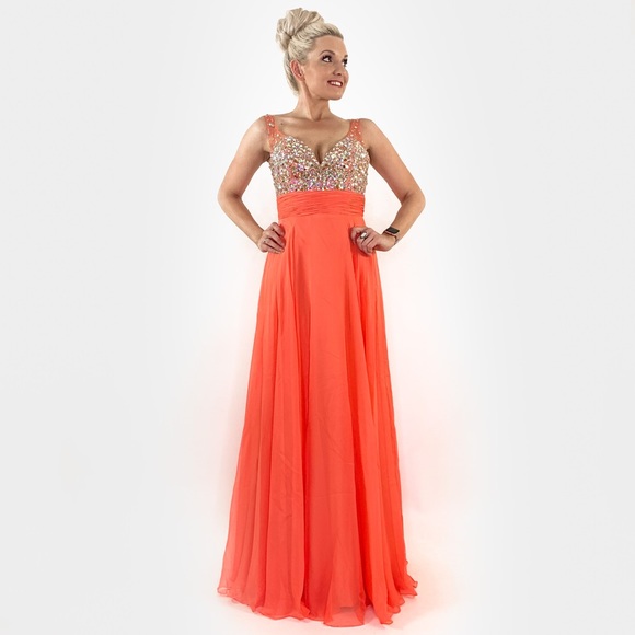 Rhinestone Pageant Prom Dress - Picture 5 of 8